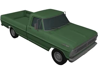 Ford F-100 (1970) 3D Model