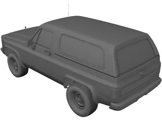 Chevrolet Blazer (1989) 3D Model