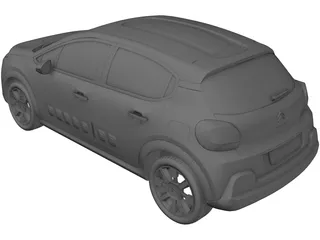 Citroen C3 (2017) 3D Model