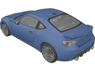 Subaru BRZ [FA20] (2014) 3D Model