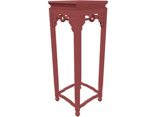 Decorative Table 3D Model
