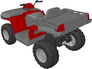 Polaris Sportsman 500 ATV 3D Model