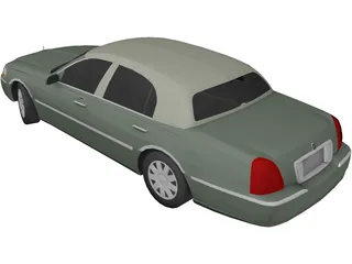 Lincoln Town Car Presidential (2008) 3D Model