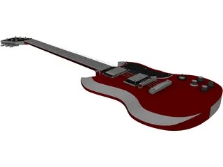 Gibson SG Guitar 3D Model