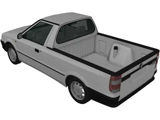 Volkswagen Caddy (1995) 3D Model