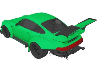 Porsche 911 RWB (1993) 3D Model