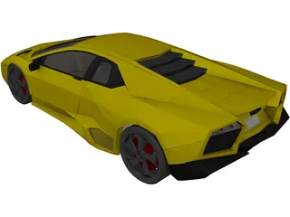Lamborghini Reventon (2008) 3D Model