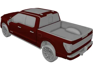 Ford F-150 Limited (2021) 3D Model
