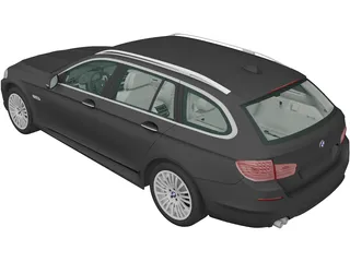 BMW 5-Series Touring [F11] (2014) 3D Model