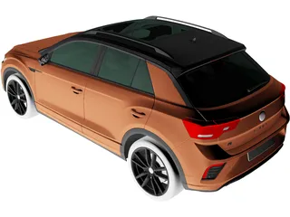 Volkswagen T-Roc R-Line 3D Model