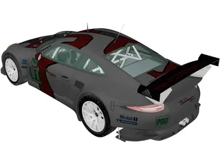 Porsche 911 RSR (2013) 3D Model