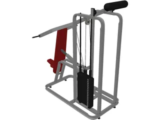 Incline Press 3D Model