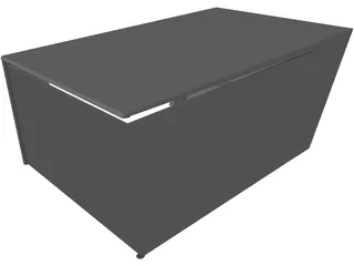 Bus Shelter 3D Model