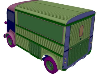 Citroen Le Type H 3D Model