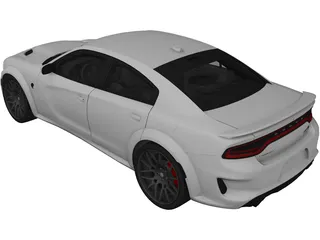 Dodge Charger SRT Hellcat (2023) 3D Model