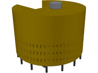 Tube Building 3D Model