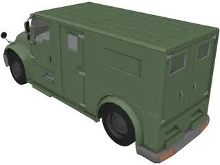Armored Truck 3D Model