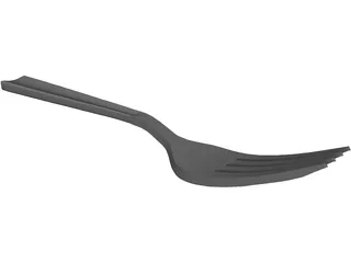Fork 3D Model