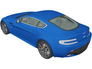 Aston Martin V8 Vantage S (2015) 3D Model