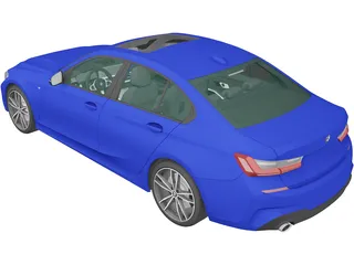 BMW 3-Series Sedan M Sport (2019) 3D Model
