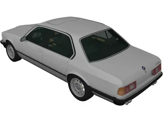 BMW 7-Series [E23] (1982) 3D Model
