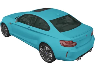 BMW M2 Coupe [F87] (2015) 3D Model