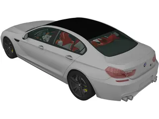 BMW M6 Gran Coupe [F06] (2013) 3D Model