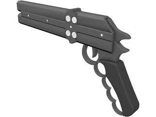 Gun Grave Gun 3D Model