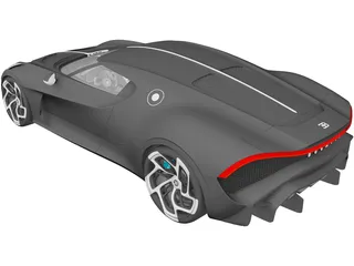 Bugatti La Voiture Noire (2019) 3D Model