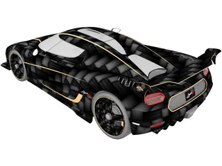 Koenigsegg Agera RS (2015) 3D Model