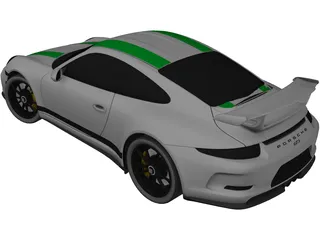 Porsche 911 GT3 (2017) 3D Model