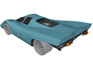 Porsche 917K (1969) 3D Model