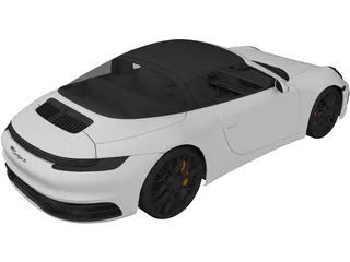 Porsche 911 Targa (2019) 3D Model