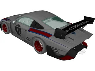 Porsche 935 (2019) 3D Model
