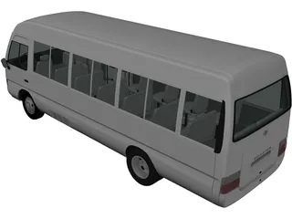 Toyota Coaster (2014) 3D Model
