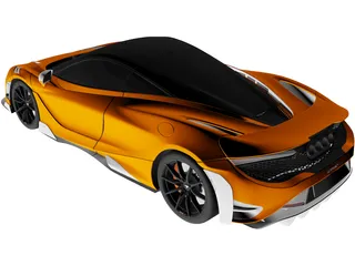 McLaren 765LT (2021) 3D Model