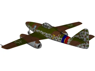 Messerschmidt Me-262-A1 3D Model