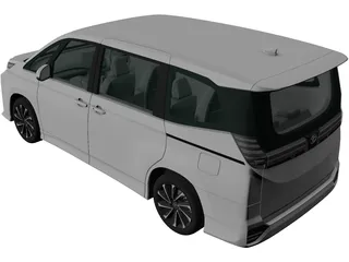 Toyota Voxy S-Z (2022) 3D Model