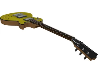 Gibson Les Paul Electric Guitar 3D Model