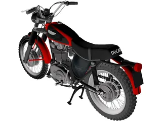 Ducati 350 Scrambler (1971) 3D Model