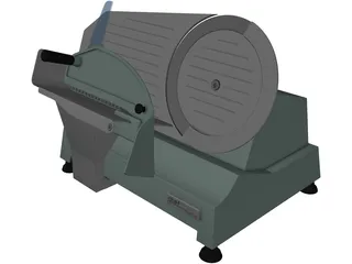 Meat Slicer 3D Model