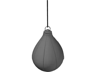 Boxing Pear 3D Model