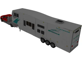 Ford F-350 Super Dually 3D Model