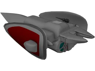 Voinian Spaceship 3D Model