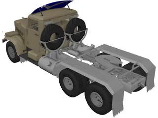 KrAZ 256 B1 3D Model