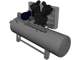 Hertz Compressor 3D Model