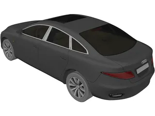 Audi A6 Concept (2010) 3D Model