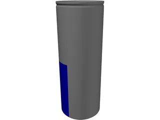 Red Bull Can 3D Model