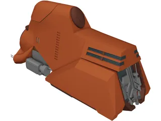 MTT Armored Transporter 3D Model