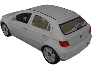 Volkswagen Gol G5 (2009) 3D Model